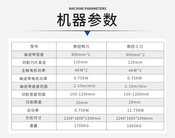 三刀數(shù)控瓷磚切割機參數(shù) 數(shù)控三刀瓷磚切割機參數(shù)